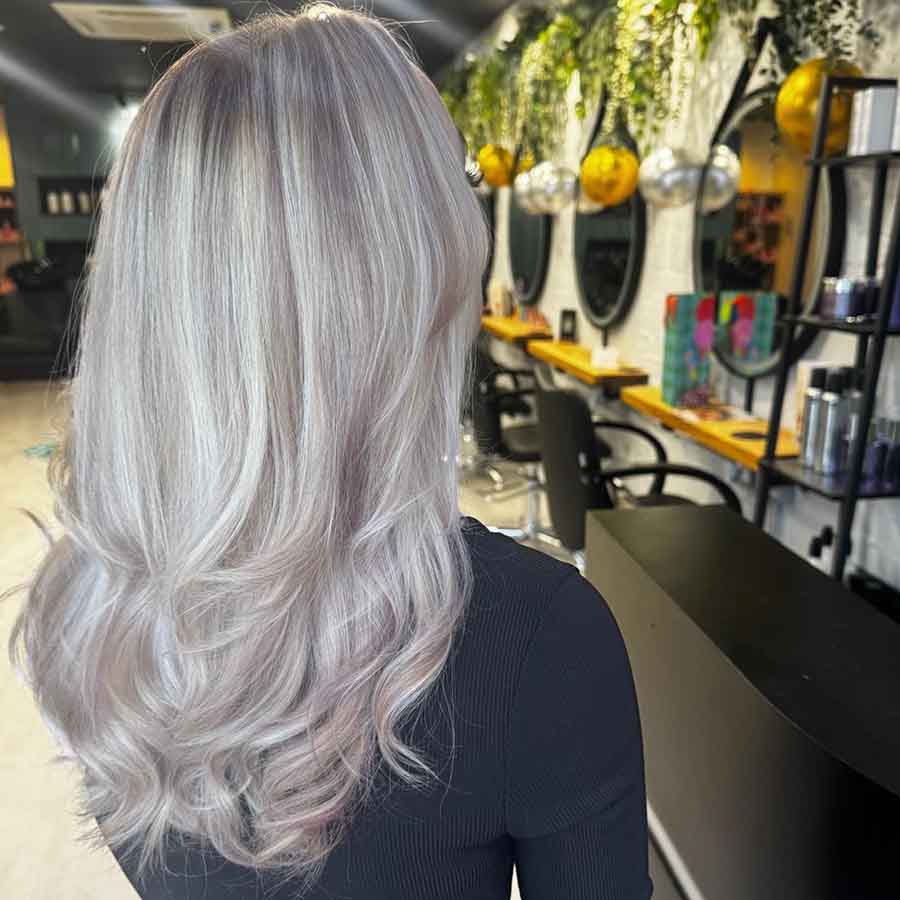 Hair blow drying styling ladies Bobo Hair Lounge