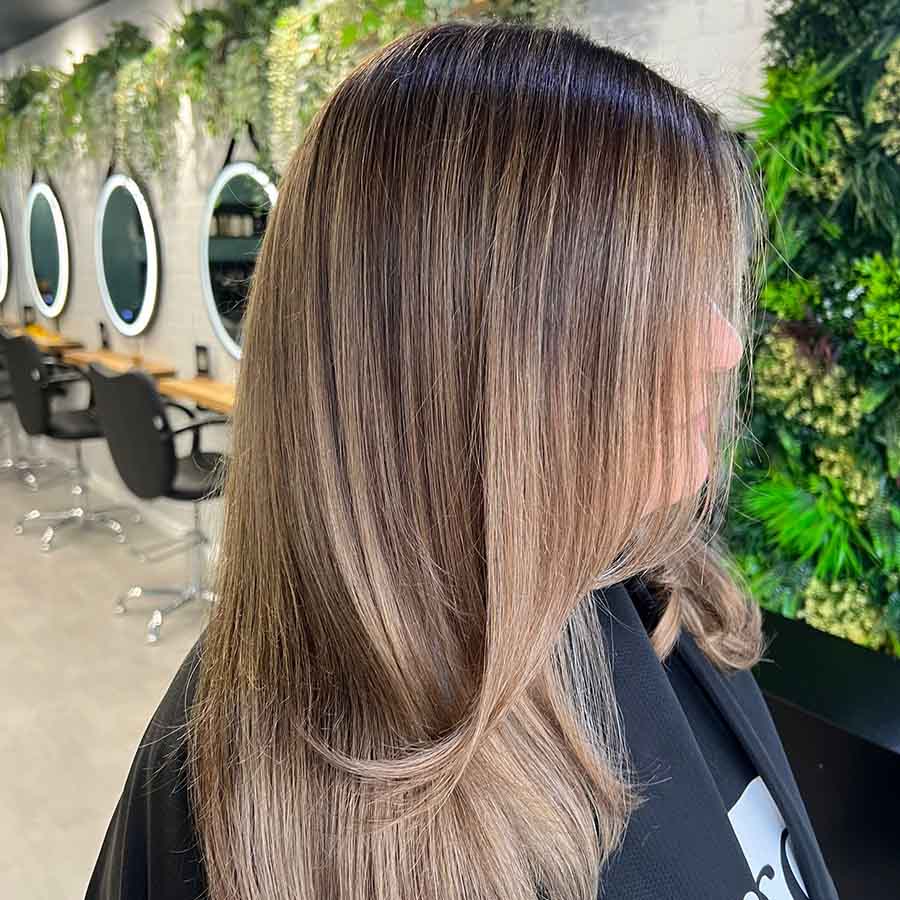 Hair stying balayage colouring ladies Bobo Hair Lounge Plymouth